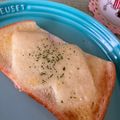 ビートルズ食堂's cooksnap of when they made 爺の🥢チーズトースト.