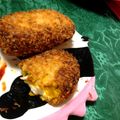m11na0505's cooksnap of when they made かぼちゃと卵の★チーズとろ～んコロッケ.