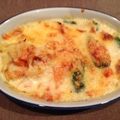 yume2255's cooksnap of when they made ★簡単ホワイトソースで！鮭のグラタン★.