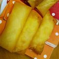 ナツキ＠D　LOVE's cooksnap of when they made 卵&ｴﾋﾞのｸﾘｰﾑ洋風春巻き.
