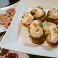 ふみりン's cooksnap of when they made アボカド＆ボイルえびのみそマヨカナッペ❤.