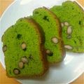 おやまめさん's cooksnap of when they made 黒豆入り☆抹茶パウンドケーキ.