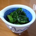 かおpon's cooksnap of when they made すぐ出来るにらのナムル☆.
