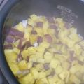 大王イカ's cooksnap of when they made さつまいもごはん.
