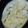 だいちゃん◎＊'s cooksnap of when they made 釜玉風ぶっかけ和風スパゲティ♪.