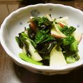あとからあとから's cooksnap of when they made りんご入りきゅうりとわかめの酢の物.