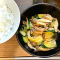 和泉川あやめ's cooksnap of when they made 豚肉とズッキーニのにんにく味噌炒め.
