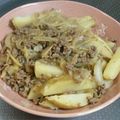 めかにか's cooksnap of when they made 合挽きとじゃがいものこっくり肉じゃが.