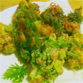 ｴﾈﾎﾞﾝﾍﾞ's cooksnap of when they made にんじん葉と納豆のかき揚げ.