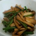 たぇちぁむ's cooksnap of when they made 茸とにんにくの芽のオイスターソース炒め.