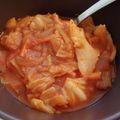 Cville's cooksnap of when they made キャベツとベーコンの簡単トマトスープ.