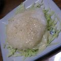 mokun's cooksnap of when they made 塩麹☆簡単ランチに餅チーズ.