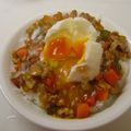 海辺のキッチン's cooksnap of when they made 簡単＆ﾍﾙｼｰドライカレー☆即席温玉付き.
