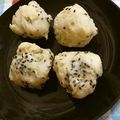 komutatata's cooksnap of when they made HB捏ね～黒ゴマパン＆黒ゴマチーズパン.