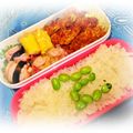 ゆけり３兄弟's cooksnap of when they made ✿簡単キャラ弁　枝豆de干支巳（ヘビ）✿.