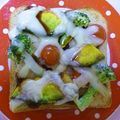 ウメ吉さん's cooksnap of when they made 私の野菜ピザトースト.