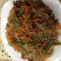ぷぅ＆みすばにぃ's cooksnap of when they made 牛肉とはるさめの野菜炒め.