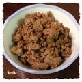 kemi★'s cooksnap of when they made 我が家の万能♪肉味噌そぼろ.