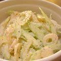 papikun's cooksnap of when they made これなら食べれる！セロリとちくわのサラダ.
