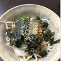 ポメちょん's cooksnap of when they made これでダイエット★もやし・わかめのサラダ.