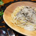 bobitin's cooksnap of when they made チーズクリームパスタ、みそ風味.