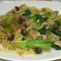まやみにぃ's cooksnap of when they made 簡単！チンゲン菜和風パスタ✿.