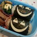 ばるぼあ's cooksnap of when they made ハロウィン気分なおにぎりくん☆キャラ弁.