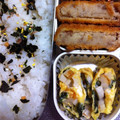 chococo218's cooksnap of when they made お弁当に♪海苔とちくわの卵焼き.