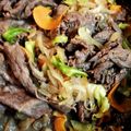 さやあ☆'s cooksnap of when they made 牛肉と野菜の炒め物.