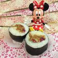 みなみんくっきんぐ's cooksnap of when they made 余ったごはんで海苔巻★納豆×梅×大葉.