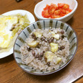 よちりん's cooksnap of when they made とっても美味しい我が家の栗赤飯.