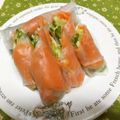 パンヤヒロ's cooksnap of when they made スモークサーモンの生春巻き.