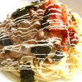 せろ君's cooksnap of when they made 納豆キムチ海苔マヨパスタでダイエット♪.
