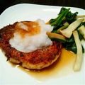 yuyu0823's cooksnap of when they made 鶏肉和風ハンバーグ.