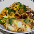 Akosua's cooksnap of when they made きのことオクラの卵とじ☆彡.