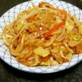 ☆もつさん☆'s cooksnap of when they made ✿ソースが自慢の簡単焼きうどん✿.