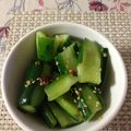 タエチ～ン's cooksnap of when they made きゅうりの韓国風簡単漬物.
