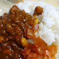 おちゃびさま's cooksnap of when they made ミックスビーンズとひき肉のカレー♪.
