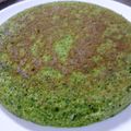 OvOBaby's cooksnap of when they made 炊飯器で簡単ほうれん草ケーキ.