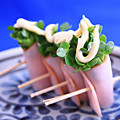 みみんご。's cooksnap of when they made ハムとカイワレの森.
