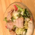 pecochan's cooksnap of when they made 鍋だけじゃない！春菊と白菜のサラダ.