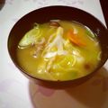 Mawaru7's cooksnap of when they made STAUBで豚汁♪.