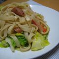 きゅうりのぬかづけ's cooksnap of when they made 焼肉のタレで焼うどん！.