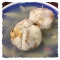kemi★'s cooksnap of when they made 里芋のおまんじゅう　ショウガあん.