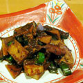 deut304's cooksnap of when they made 筍と茄子の味噌炒め.