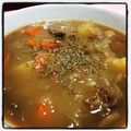 fuyuan's cooksnap of when they made イギリスのソース肉じゃが「スカウス」.
