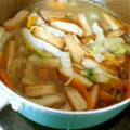 りーなYU's cooksnap of when they made 白菜とさつま揚げの煮物.