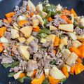 Mwas Gwgw2's cooksnap of when they made タケノコと牛肉、ピーマンの炒め物.