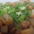 ミンレモ's cooksnap of when they made 大阪名物＊どて焼き（牛すじ味噌煮込み）.