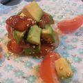 3mamakuma's cooksnap of when they made サーモンとアボカドのおしゃれユッケ。.